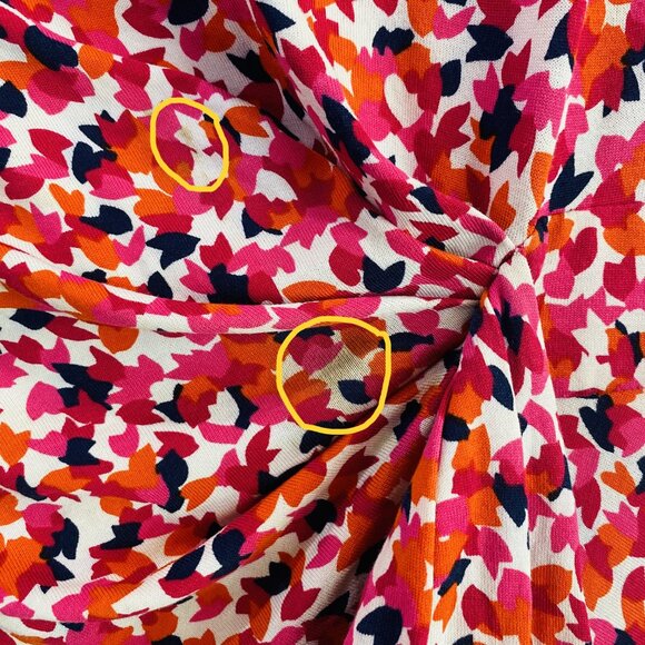 Diane Von Furstenberg | Della Faux Wrap Side Tie Sleeveless Dress | Size 0 Women - Picture 6 of 12